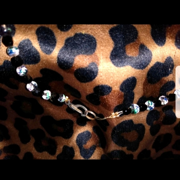 Women's H/M Black & Black/Pink Beaded Necklace - Picture 11 of 16